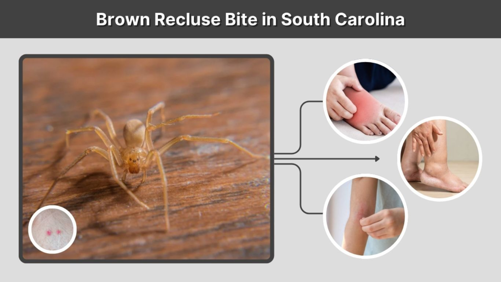 Brown Recluse Bite in South Carolina