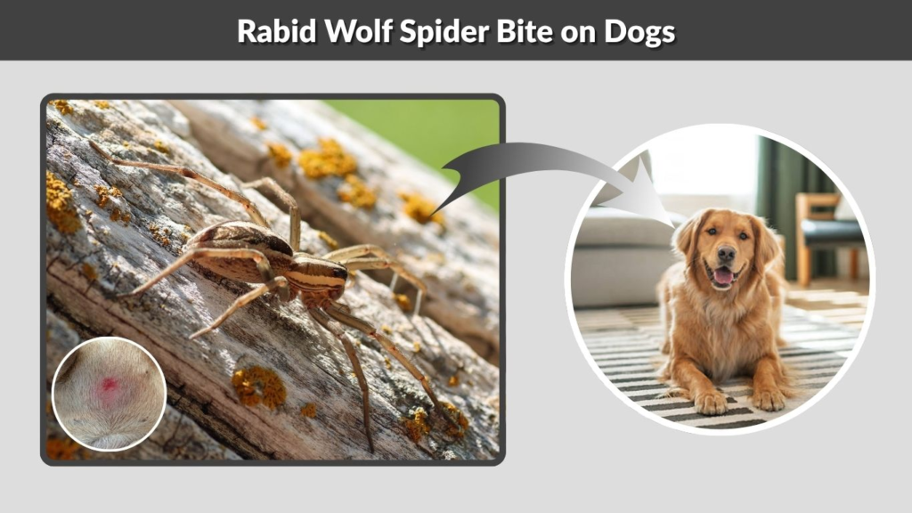 Rabid Wolf Spider Bite on Dogs