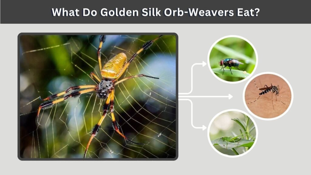 What Do Golden Silk Orb-Weavers Eat?