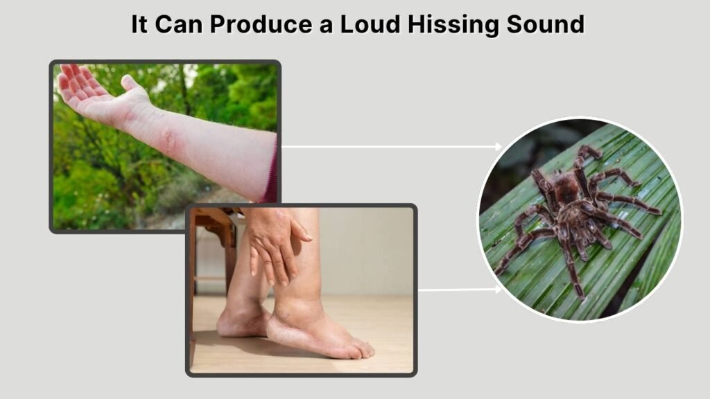It Can Produce a Loud Hissing Sound