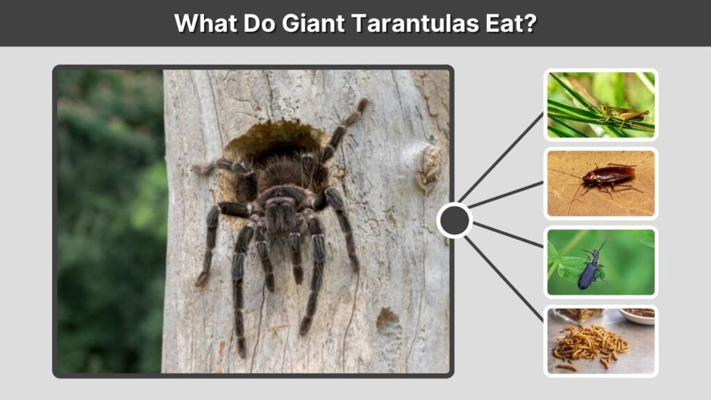 What Do Giant Tarantulas Eat?
