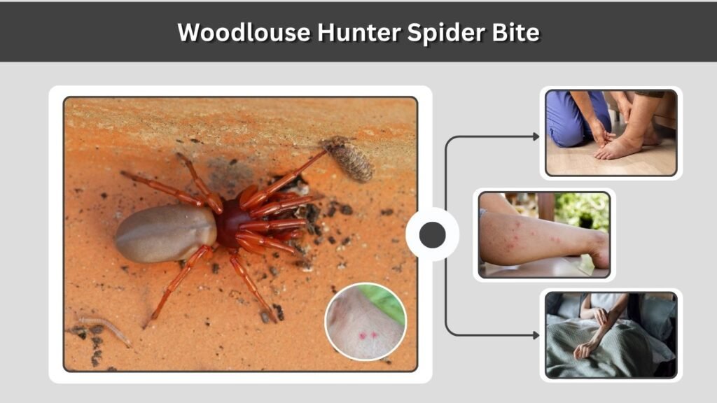 Woodlouse Hunter Spider Bite