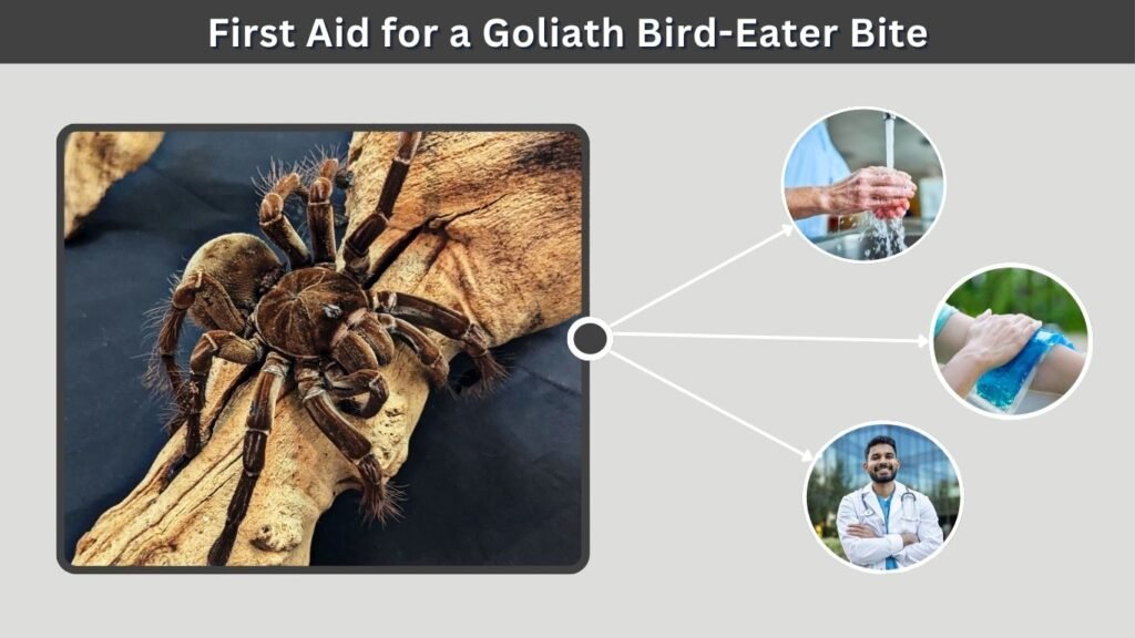 First Aid for a Goliath Bird-Eater Bite