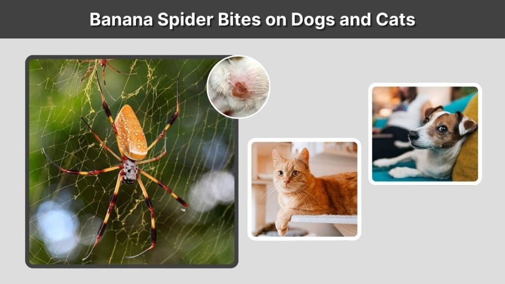 Banana Spider Bites on Dogs and Cats