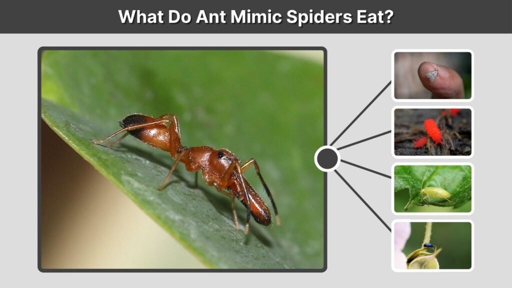 What Do Ant Mimic Spiders Eat?