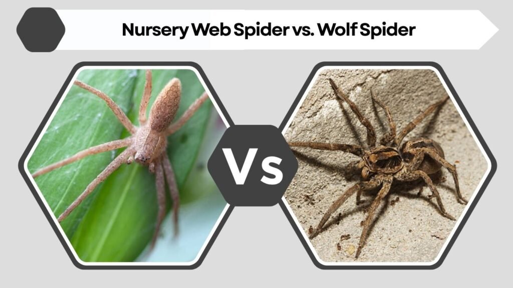 Nursery Web Spider vs. Wolf Spider
