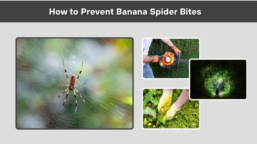 How to Prevent Banana Spider Bites