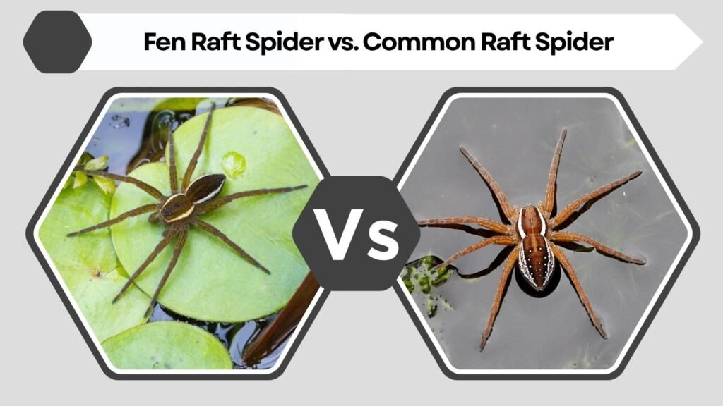 Fen Raft Spider vs. Common Raft Spider