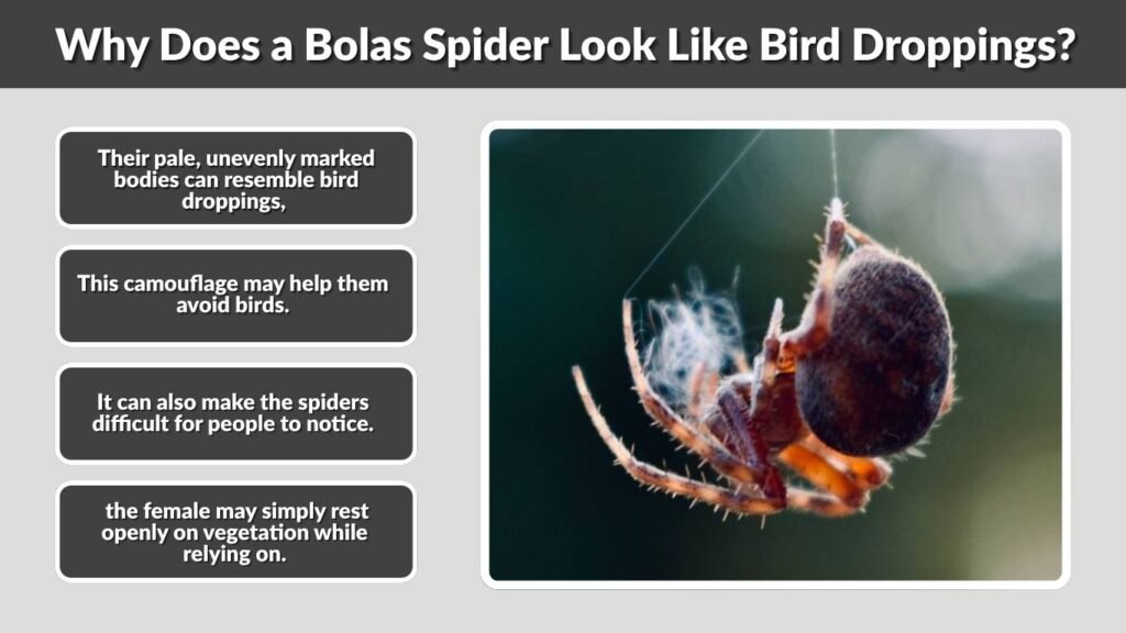 Why Does a Bolas Spider Look Like Bird Droppings?