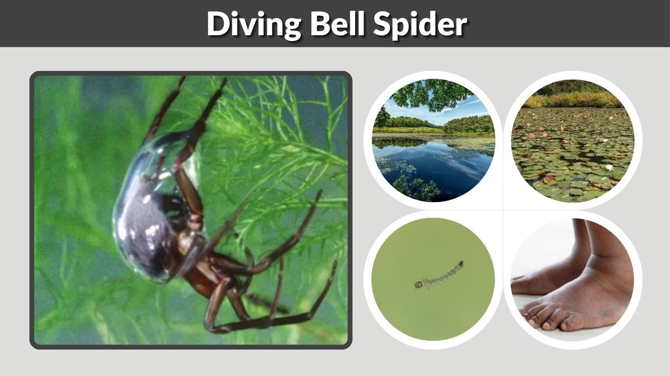 Diving Bell Spider: Habitat, Size, Web, Bite, and Facts