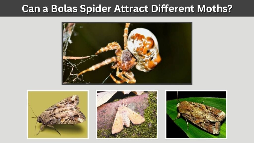 Can a Bolas Spider Attract Different Moths?