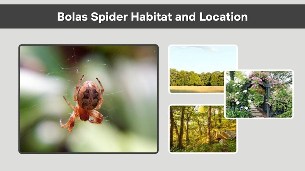 Bolas Spider Habitat and Location