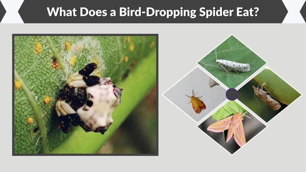 What Does a Bird-Dropping Spider Eat?