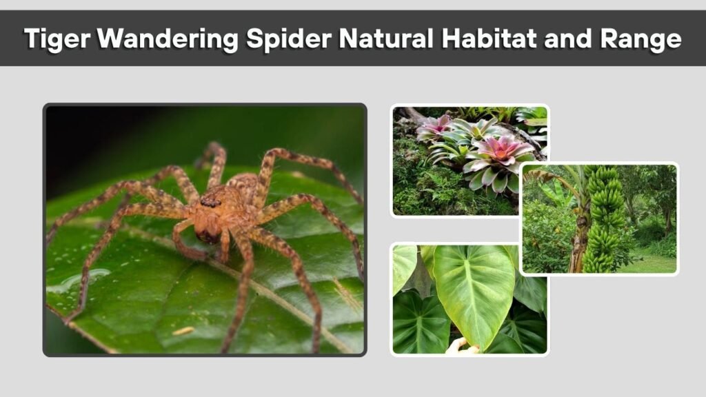 Tiger Wandering Spider Natural Habitat and Range