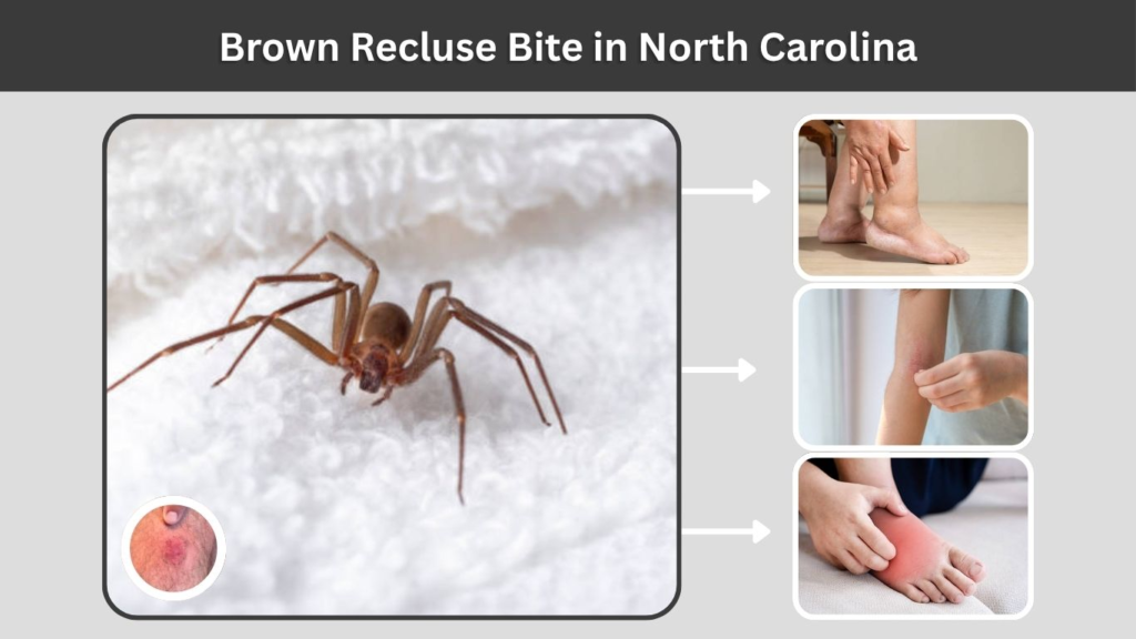 Brown Recluse Bite in North Carolina