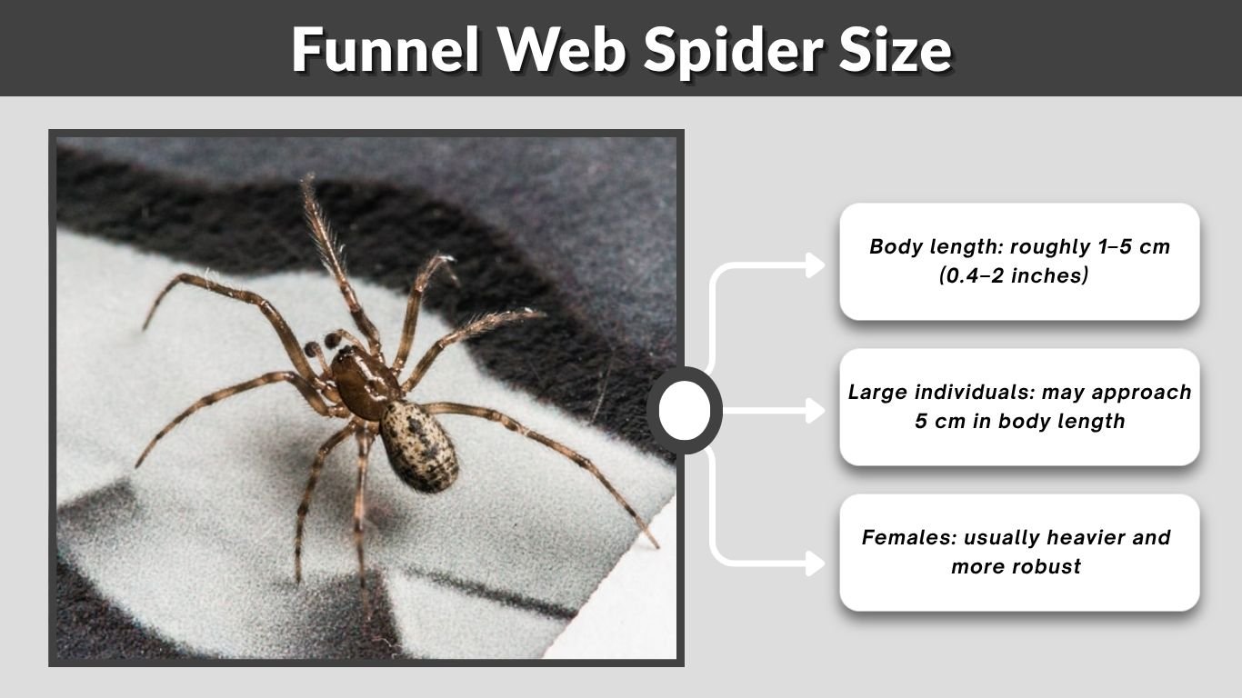 Funnel Web Spider Size: How Big Do They Really Get?