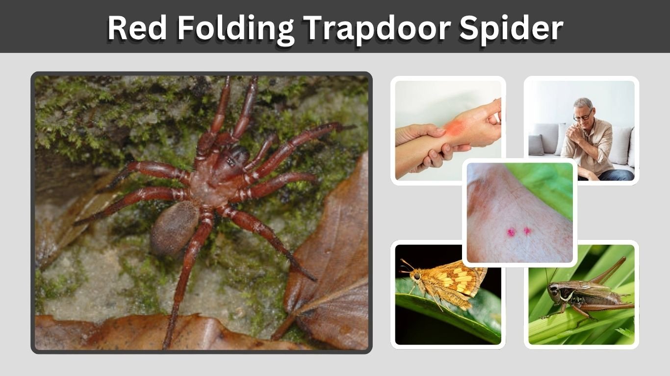 Red Folding Trapdoor Spider: Facts, Size, Bite & Care