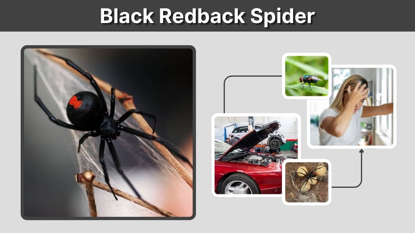 Black Redback Spider: Identification, Bite, Venom, Habitat & Facts