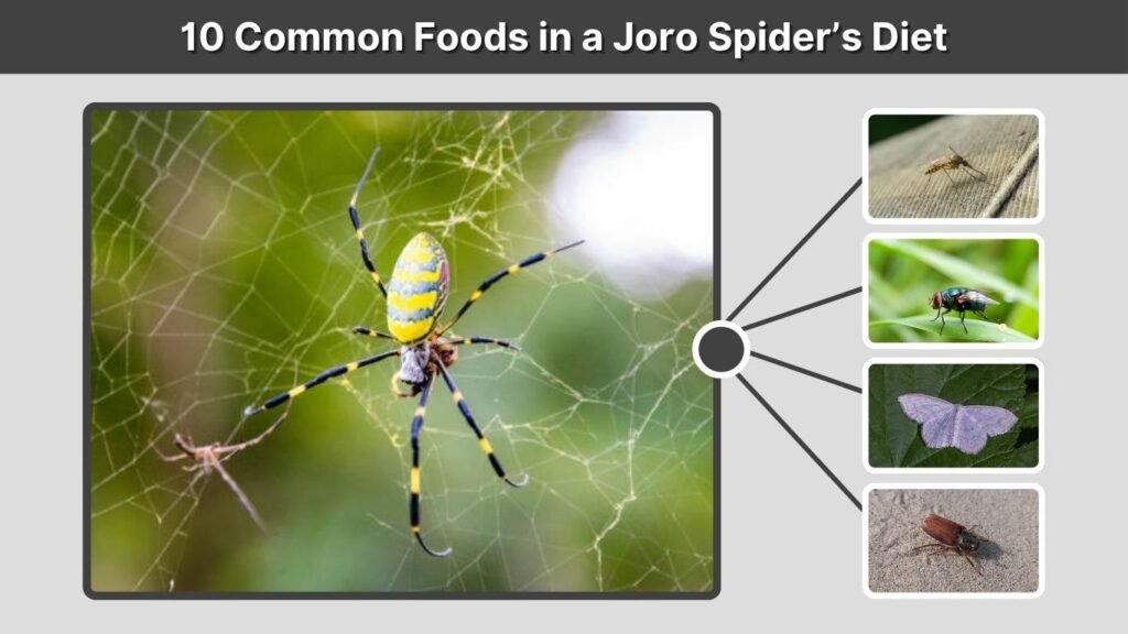 10 Common Foods in a Joro Spider’s Diet