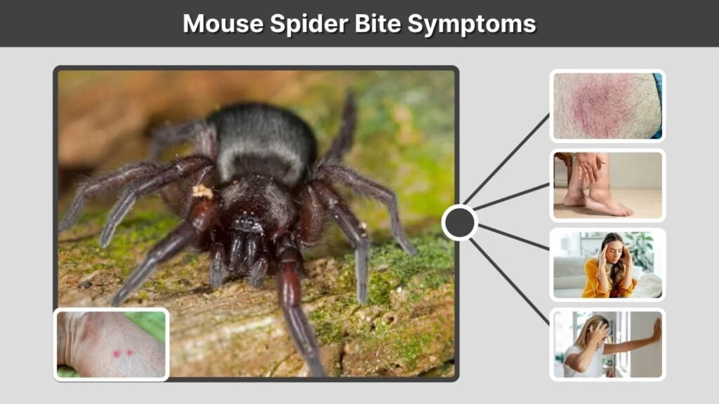 Mouse Spider Bite Symptoms
