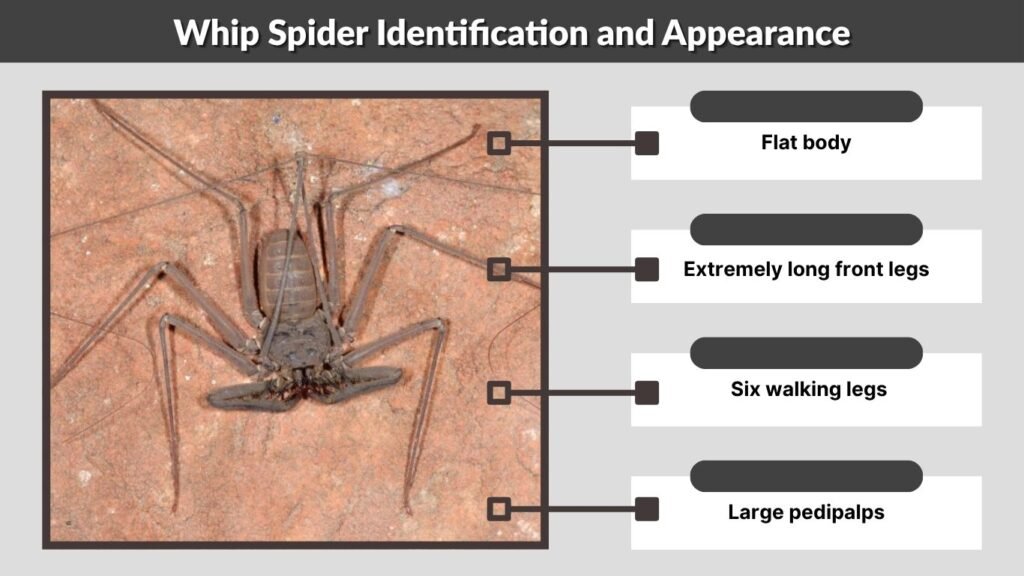 Whip Spider Identification and Appearance