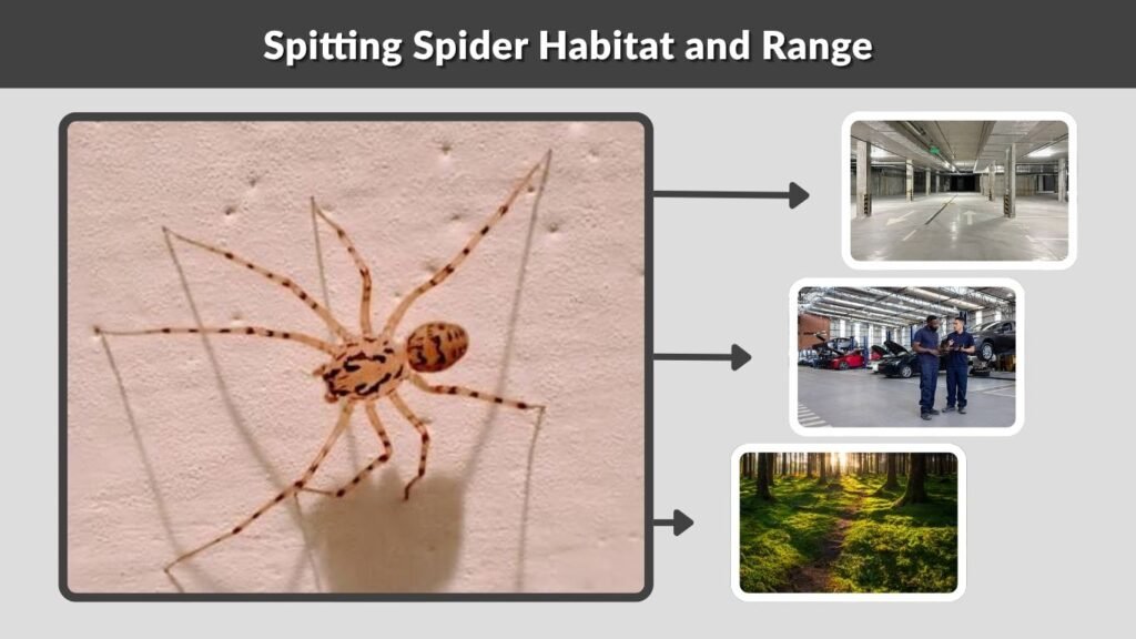 Spitting Spider Habitat and Range