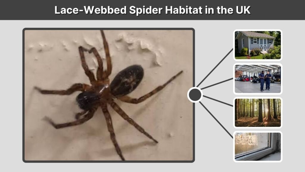 Lace-Webbed Spider Habitat in the UK