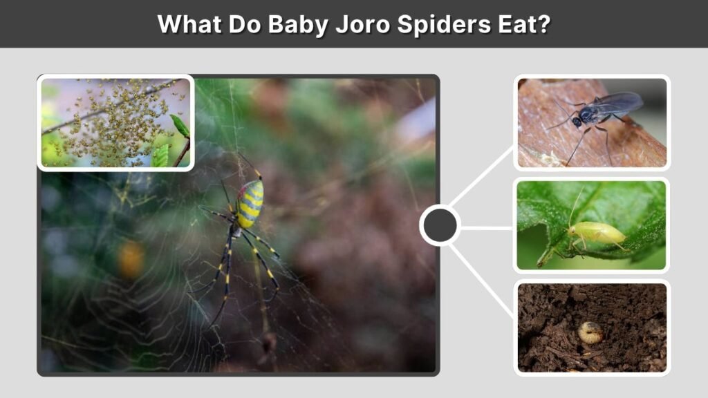 What Do Baby Joro Spiders Eat?