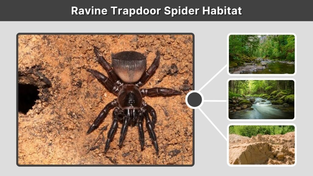Ravine Trapdoor Spider Habitat
