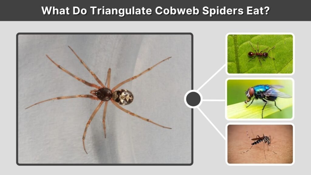What Do Triangulate Cobweb Spiders Eat?