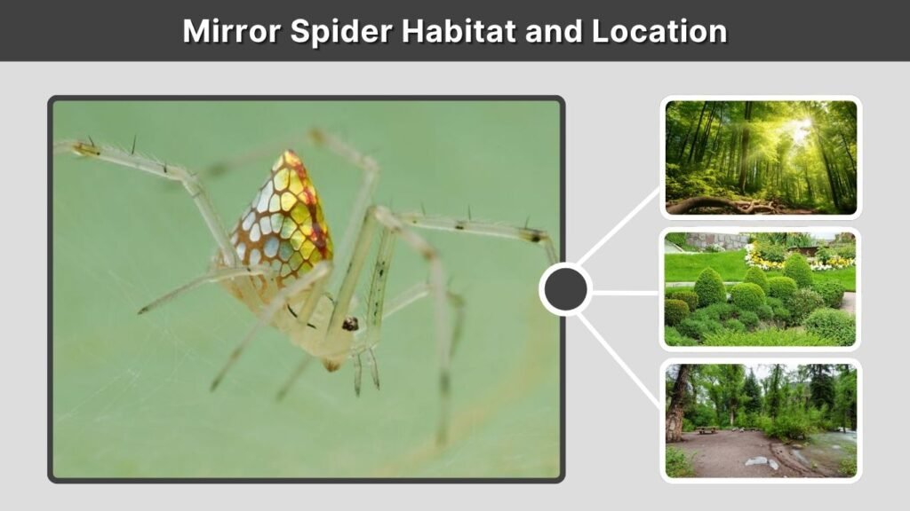 Mirror Spider Habitat and Location