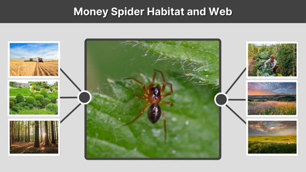 Money Spider Habitat and Web
