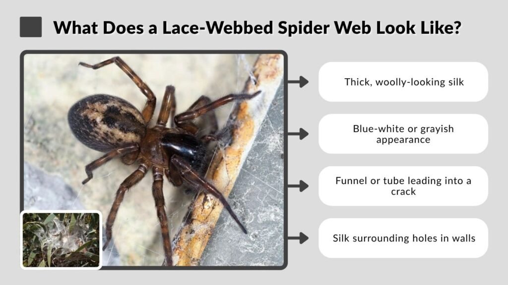 What Does a Lace-Webbed Spider Web Look Like?