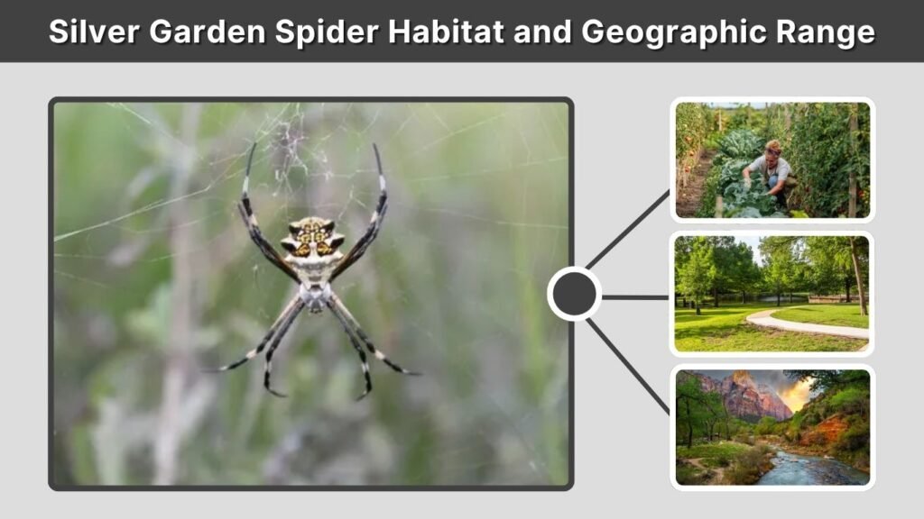 Silver Garden Spider Habitat and Geographic Range