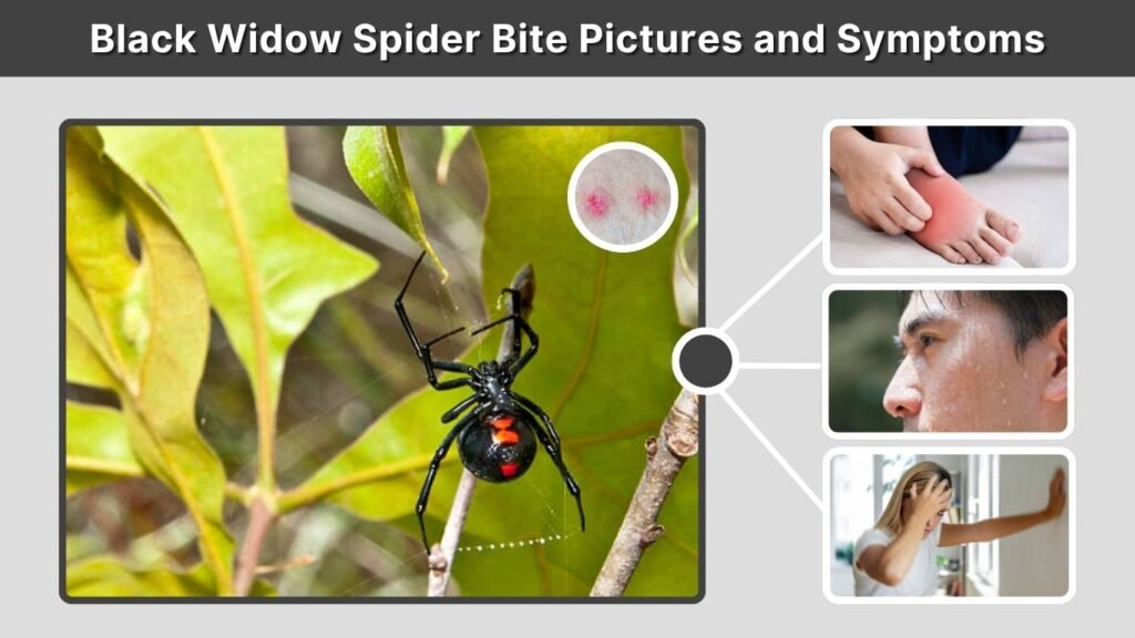 Black Widow Spider Bite Pictures and Symptoms