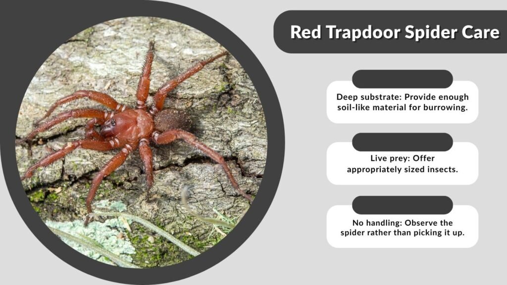 Red Trapdoor Spider Care