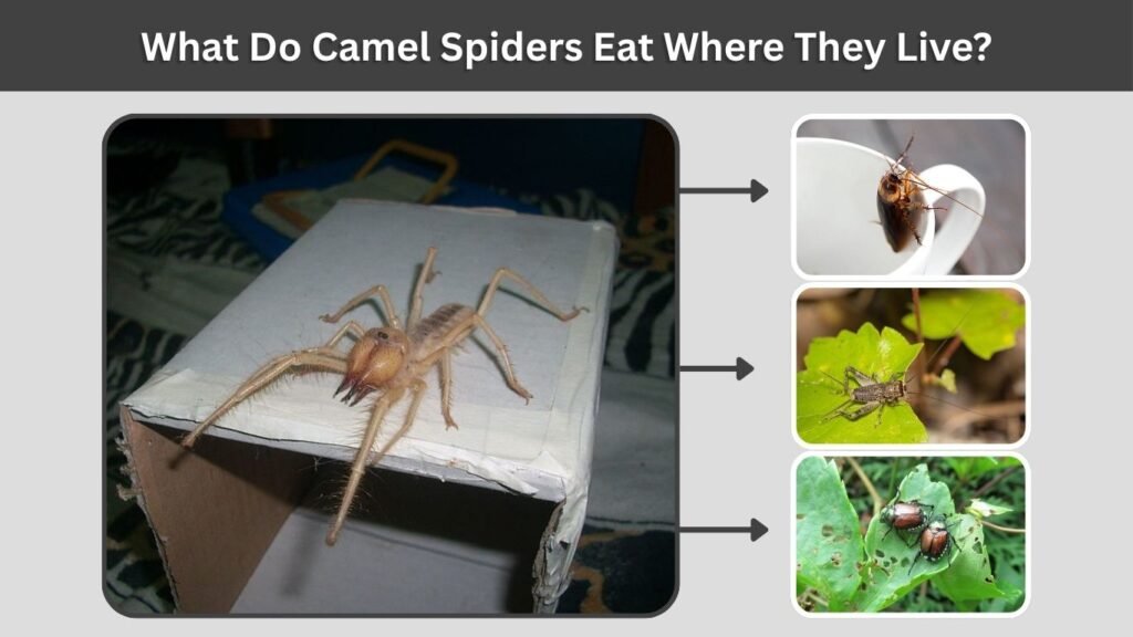What Do Camel Spiders Eat Where They Live?