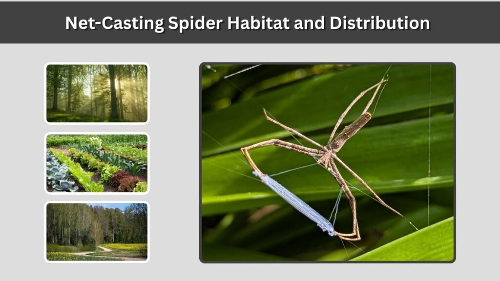 Net-Casting Spider Habitat and Distribution
