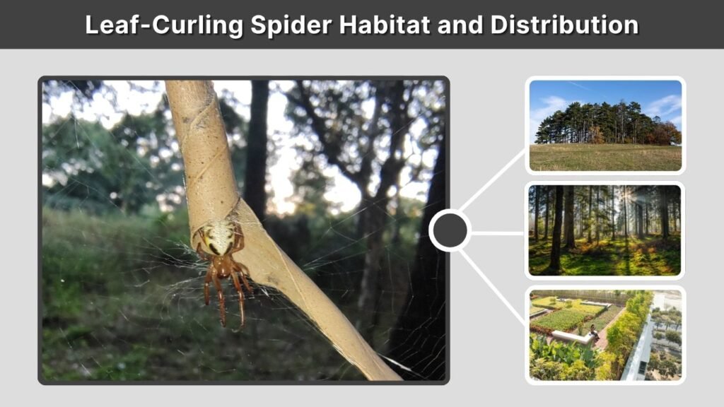 Leaf-Curling Spider Habitat and Distribution