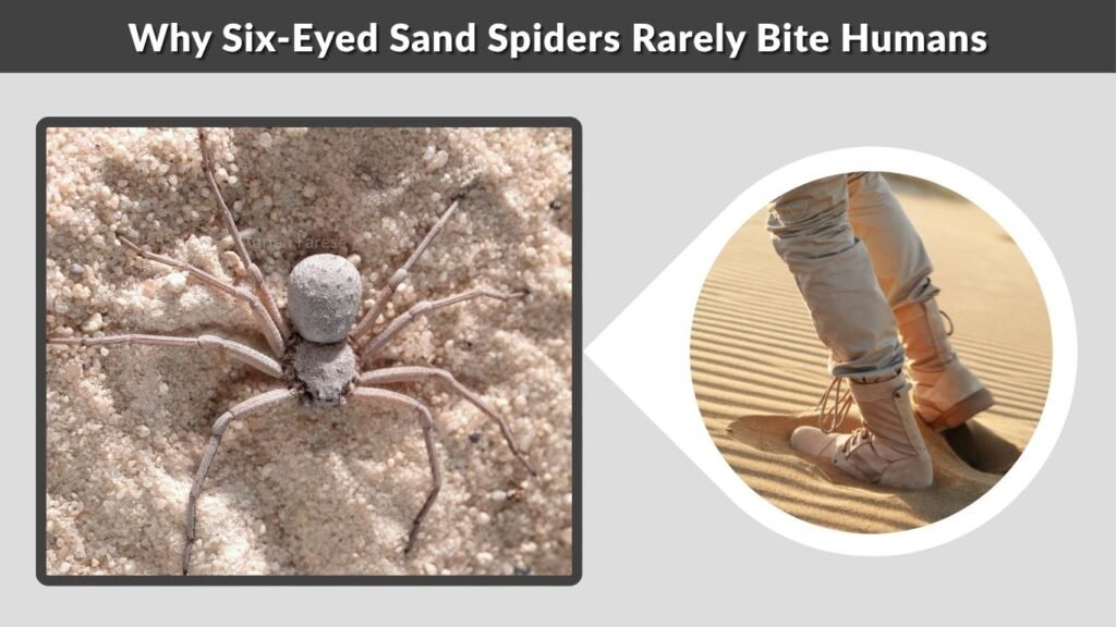 Why Six-Eyed Sand Spiders Rarely Bite Humans