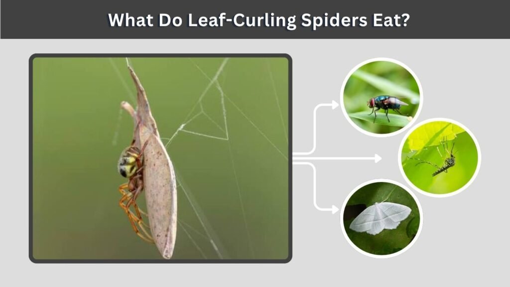 What Do Leaf-Curling Spiders Eat?