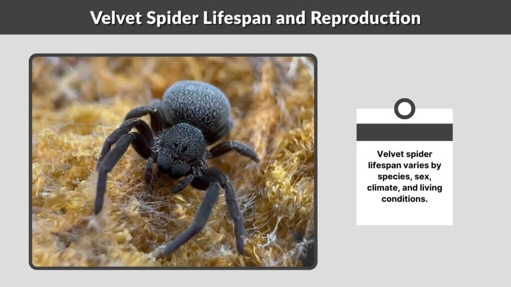 Velvet Spider Lifespan and Reproduction