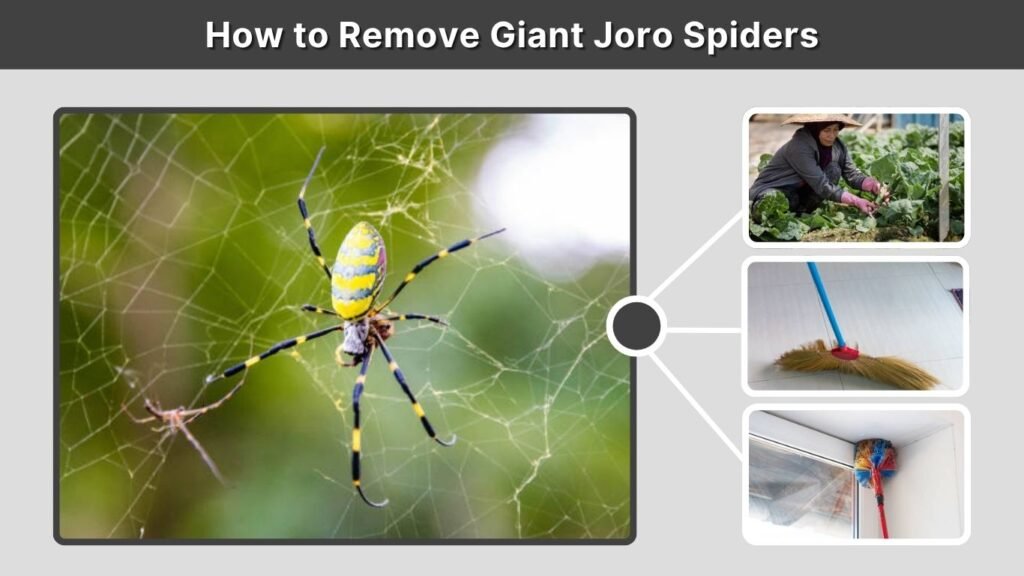 How to Remove Giant Joro Spiders