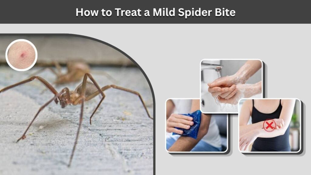 How to Treat a Mild Spider Bite
