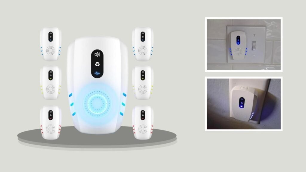 Upgraded Ultrasonic Indoor Pest Repeller – 3 Mode