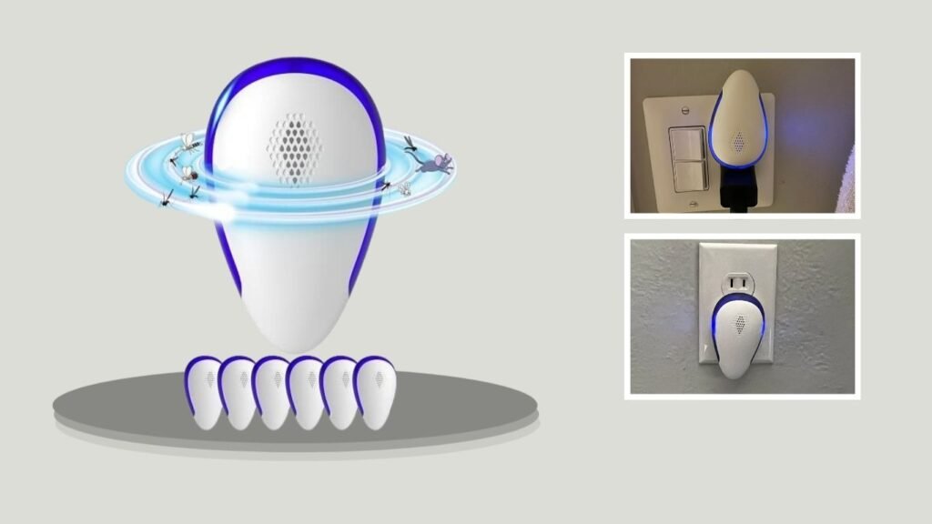 Upgraded Ultrasonic Pest Repeller for Mosquitoes & Insects