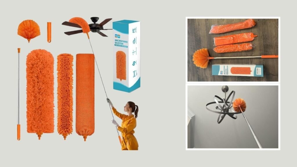 Hohoky 110-Inch Telescoping Cobweb Duster Kit
