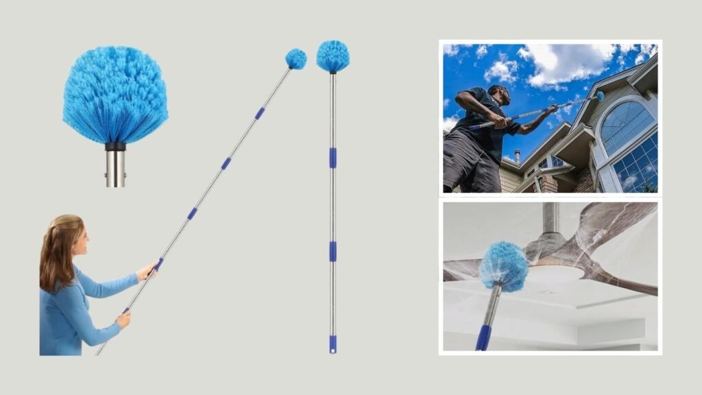 6 FT Cobweb Duster with Extension Pole