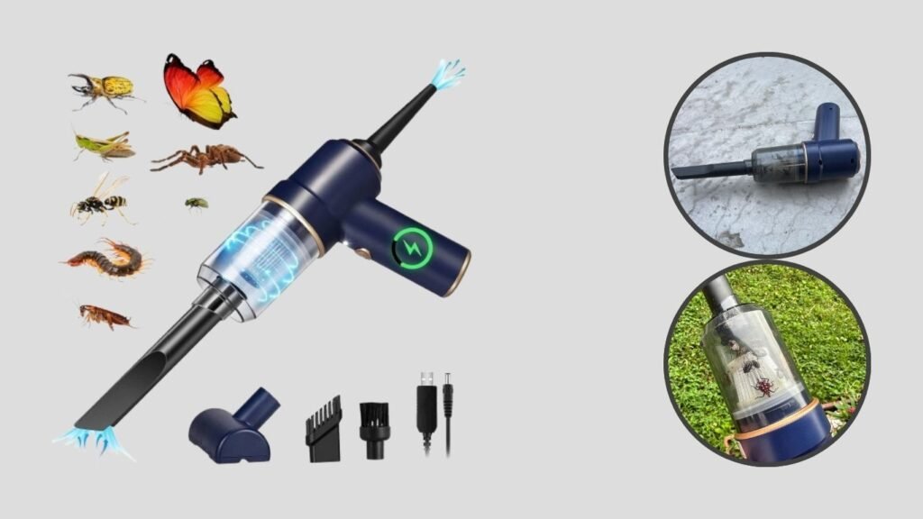 Jahy2Tech 5-in-1 Handheld Bug Vacuum Catcher