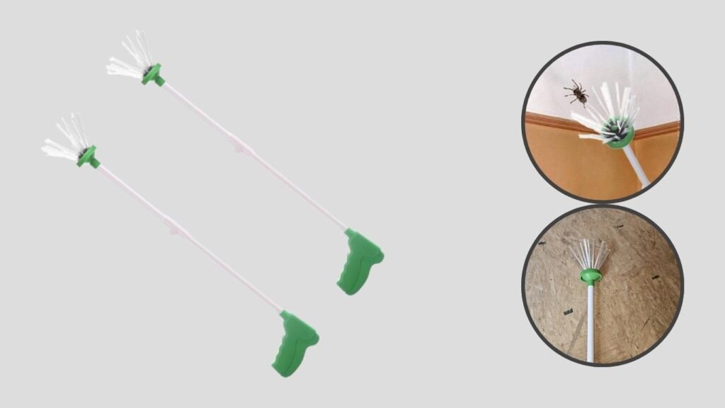 Qalveris Foldable Long Handle Spider Catcher